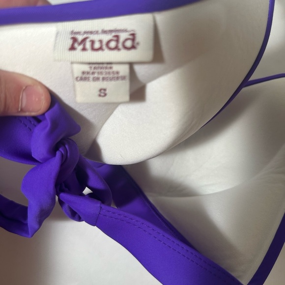 Mudd Purple Swimsuit Top - Picture 4 of 6